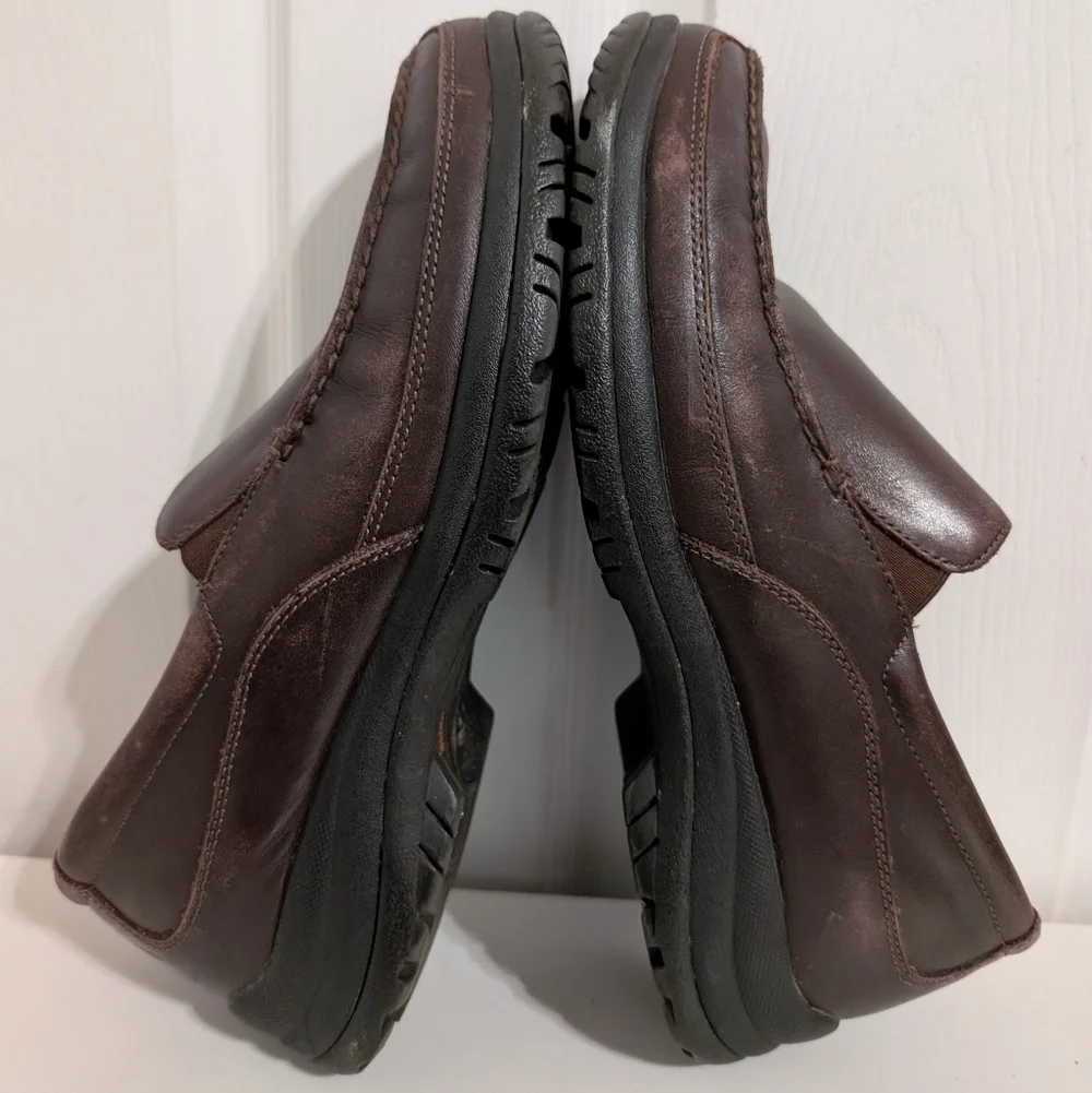 Dansko Wayne Mens Shoes Size EU 47 US 13.5-14 Brown Leather Comfort